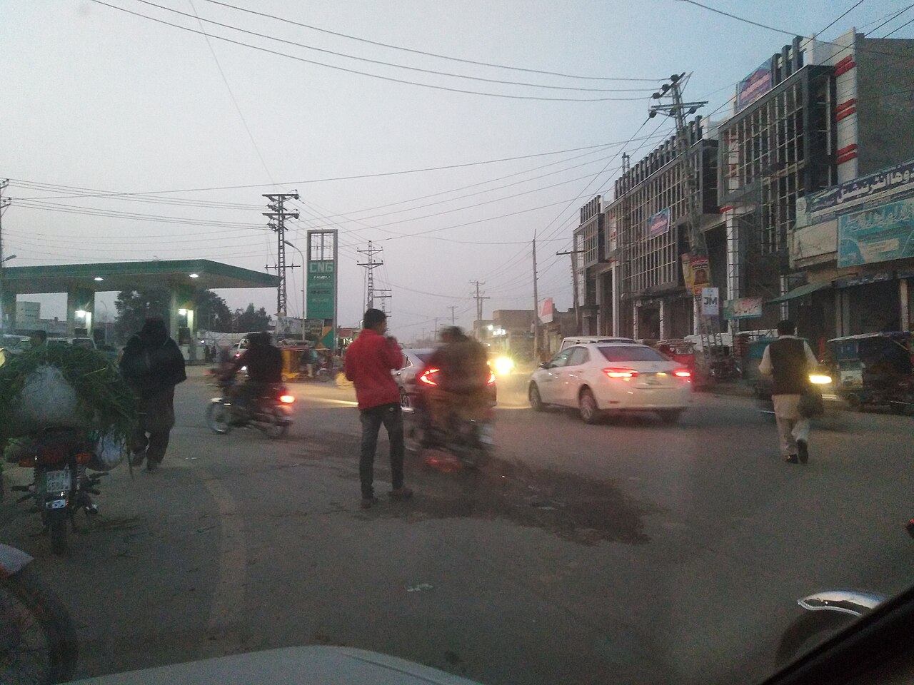 A street in Depalpur city, Okara District
